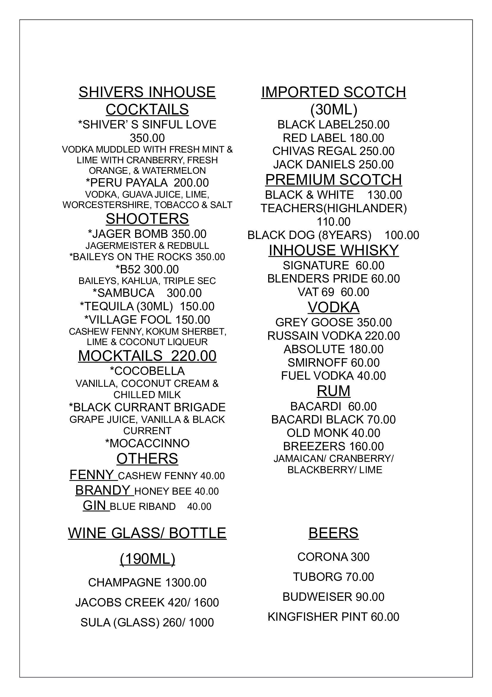 Shivers Garden Restaurant - Candolim - Goa image 7