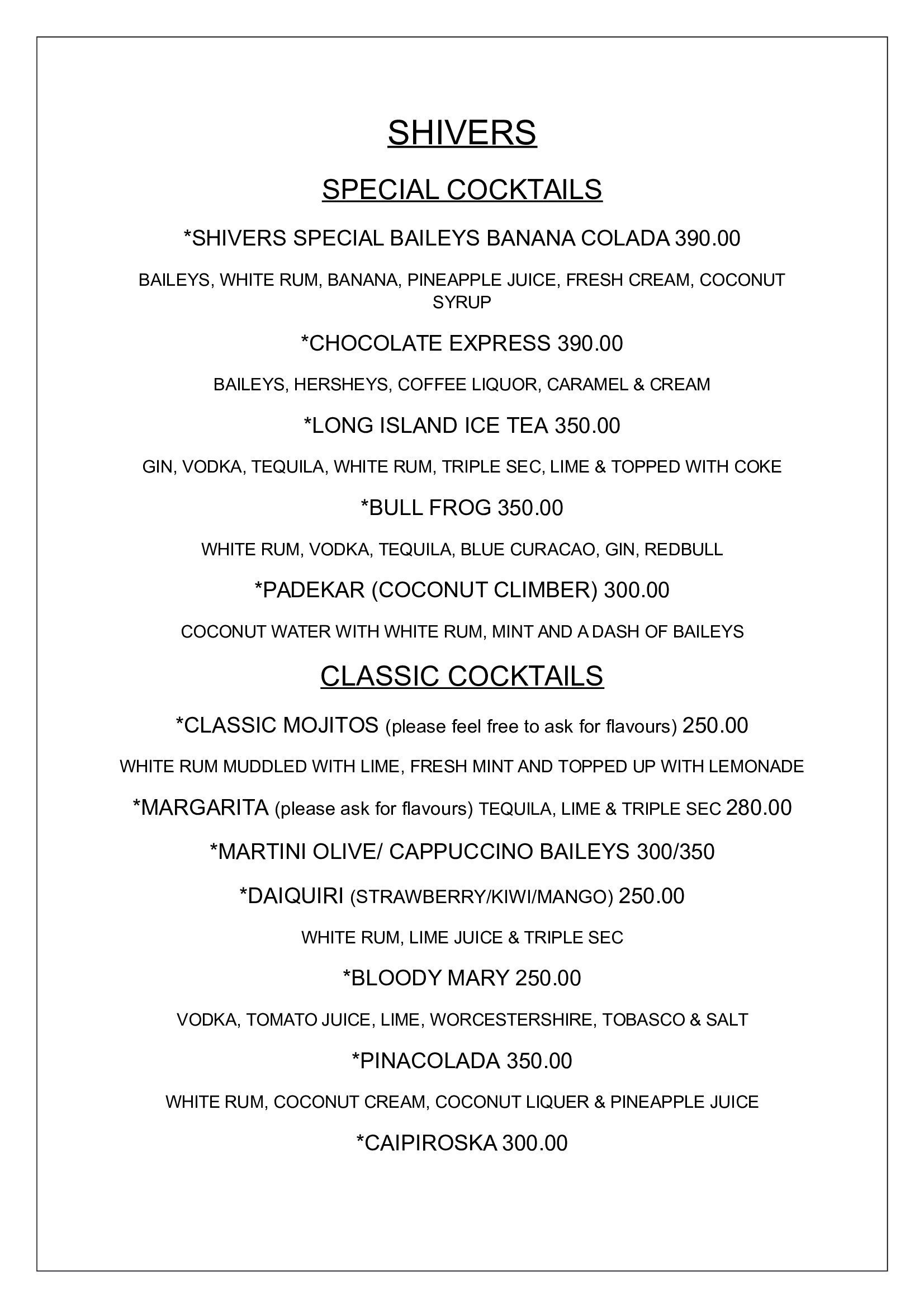 Shivers Garden Restaurant - Candolim - Goa image 8