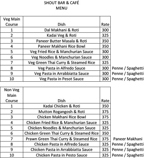 Shout Bar & Cafe - Ramapuram - Chennai image 1