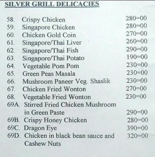 Silver Grill - Park Street - Kolkata image 5