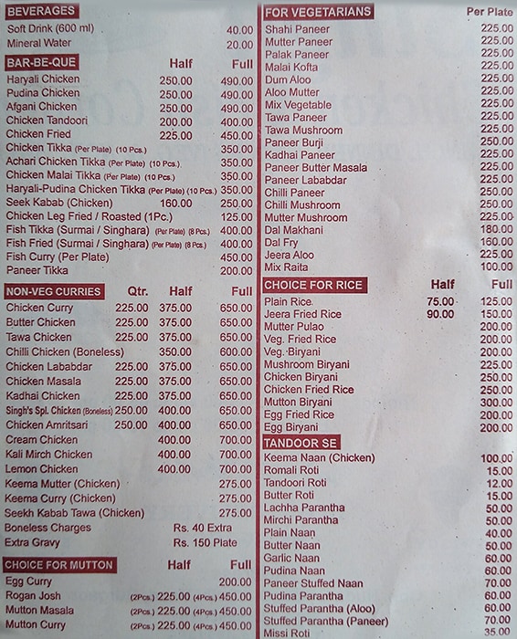 Singh Chicken & Fish Corner - Sector 14 - Gurgaon image 1