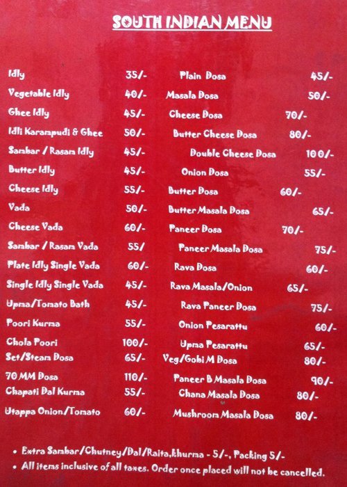 Southern Food Corner - Banjara Hills - Hyderabad image 3