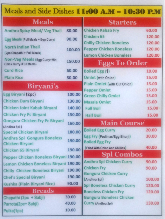 Sri Annapoorna Andhra Foods - Potheri - Chennai image 1