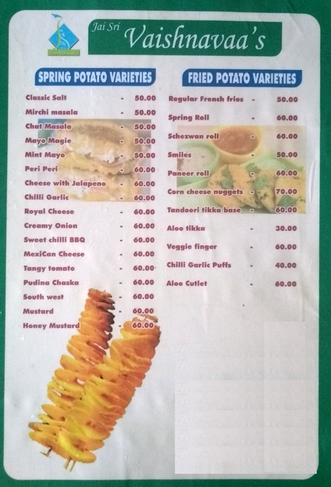 Sri Vaishnavaa's Chat Shop - Kilpauk - Chennai image 2