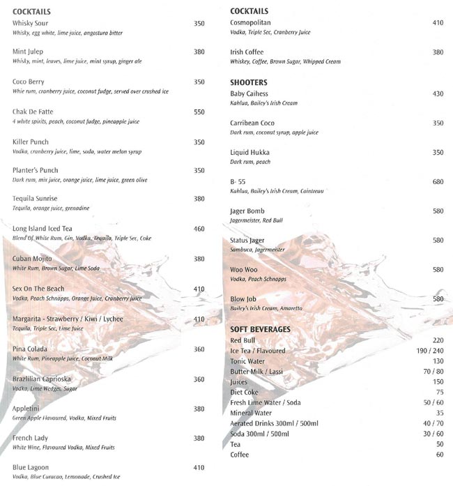 Status The Cocktail Bar - Koregaon Park - Pune image 2