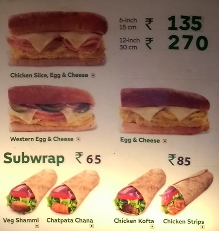 Subway - Ascendas Park Square Mall - Whitefield - Bangalore image 3