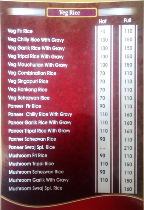 Swaraj Chinese - Sinhagad Road - Pune image 3