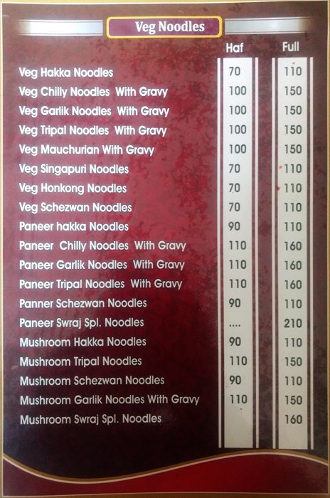 Swaraj Chinese - Sinhagad Road - Pune image 2