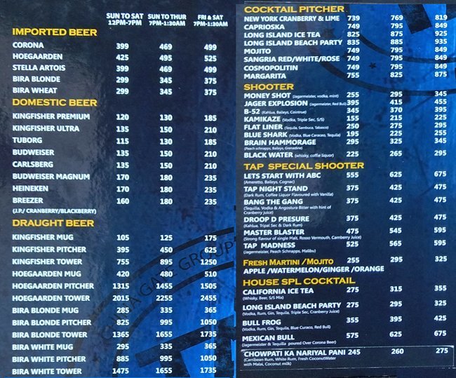 TAP Resto Bar - Bandra - Mumbai image 5