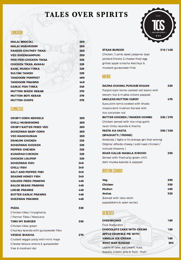 TOS: Tales Over Spirits - Banjara Hills - Hyderabad image 1