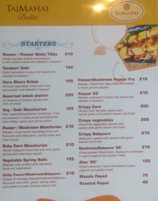 Taj Mahal Delite - SR Nagar - Hyderabad image 6