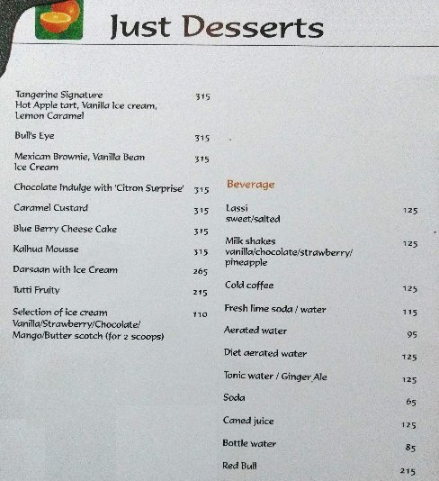 Tangerine - Circus Avenue - Kolkata image 3