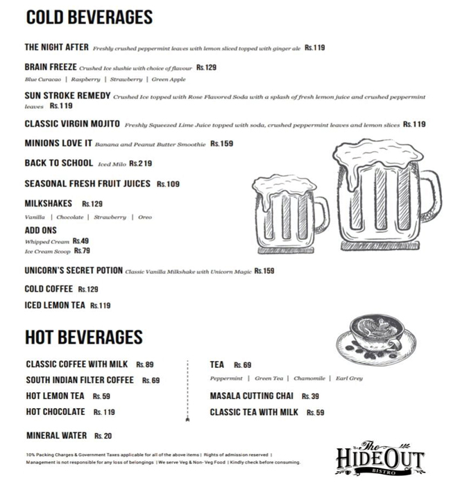 The Hideout Bistro - Anna Nagar East - Chennai image 2