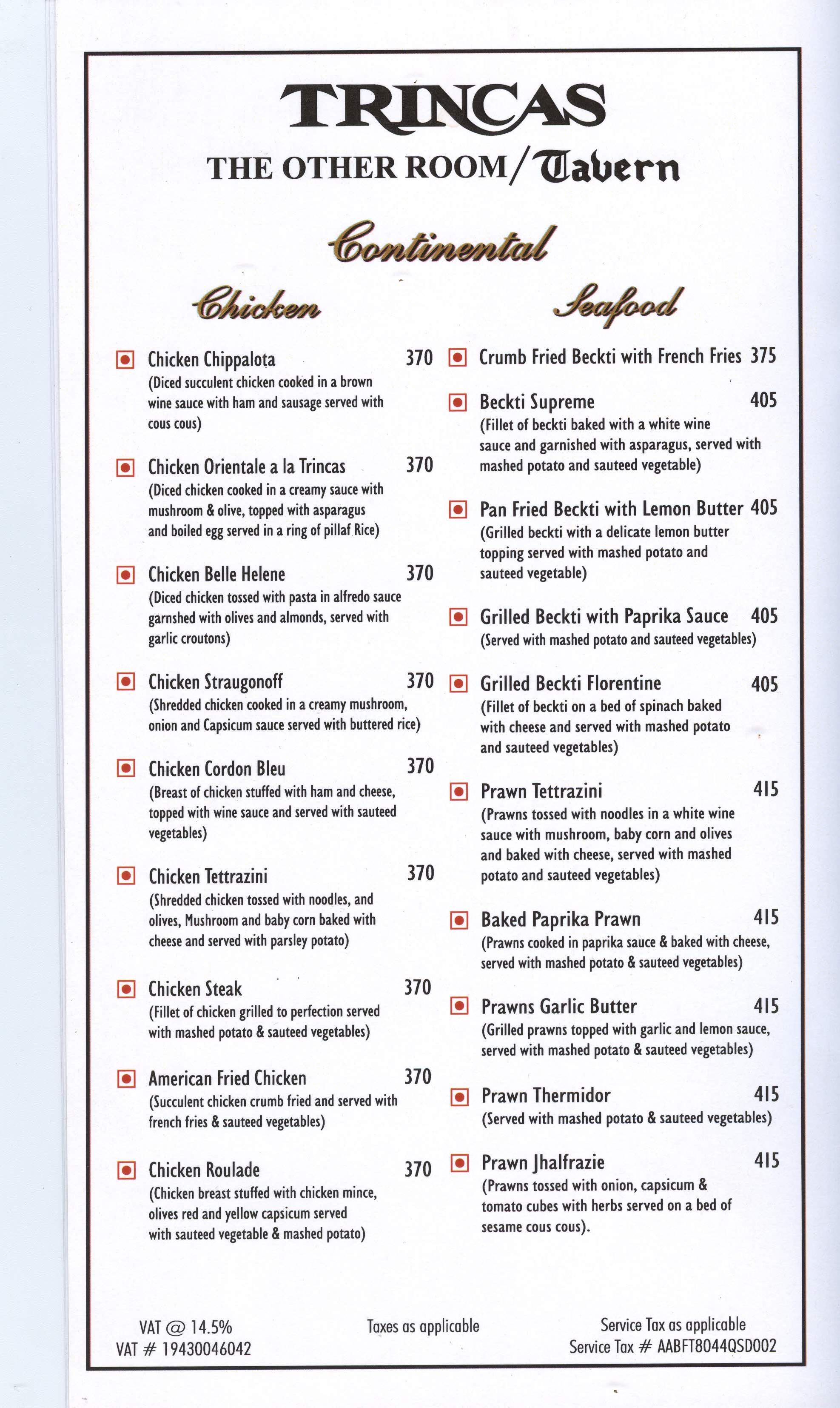 Trincas - Park Street - Kolkata image 3