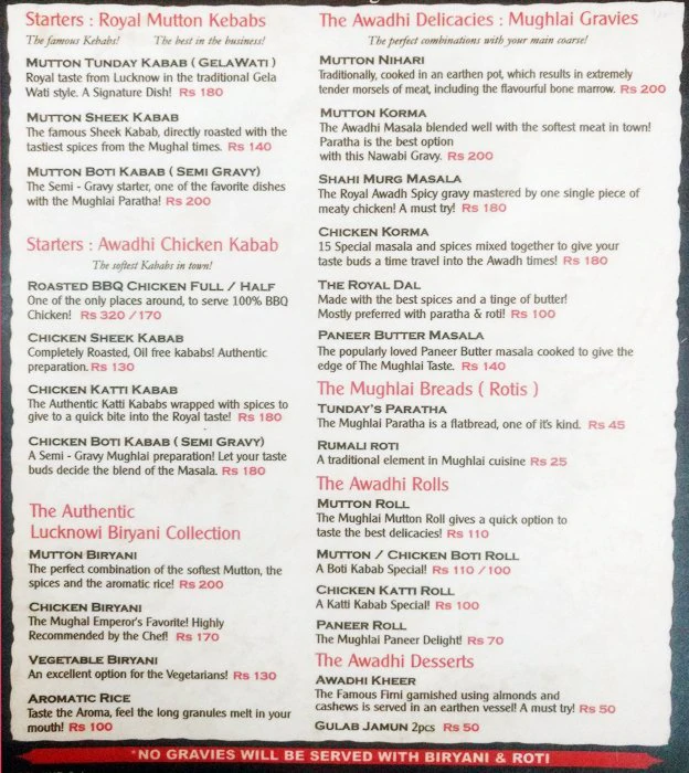 Tunday Kababi - Kormangala - Bangalore image 1