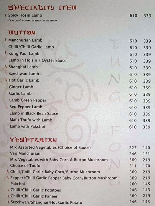 Tung Fung Restaurant - Park Street - Kolkata image 6