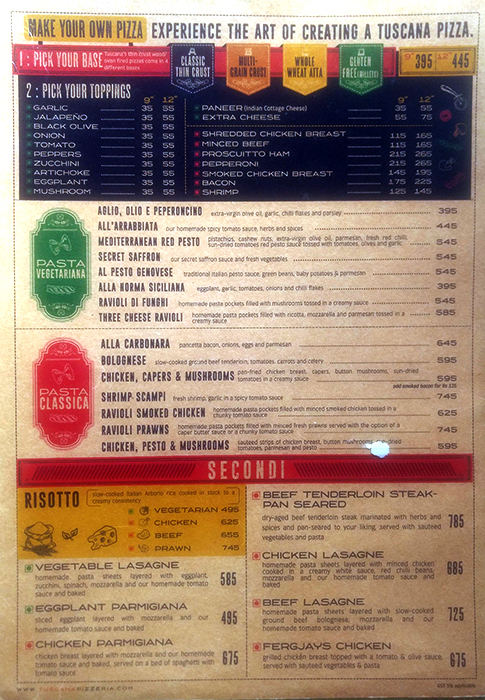 Tuscana Pizerria - Nungambakkam - Chennai image 2