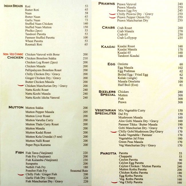 Velu Military Restaurant - Ashok Nagar - Chennai image 3