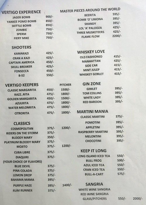 Vertigo: The High Life - Banjara Hills - Hyderabad image 5