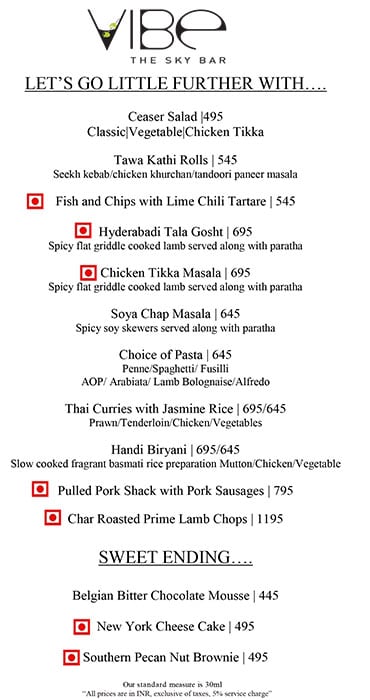 Vibe: The Sky Bar - Hilton Garden Inn - South City 2 - Gurgaon image 1