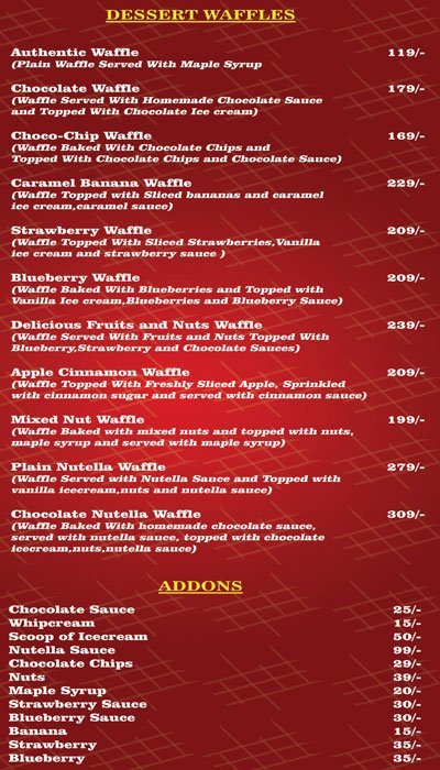 Waffle House - S P Road - Secunderabad image 1