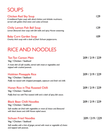 Wangs Kitchen - Cunningham Road - Bangalore image 1