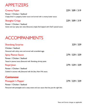 Wangs Kitchen - Cunningham Road - Bangalore image 5