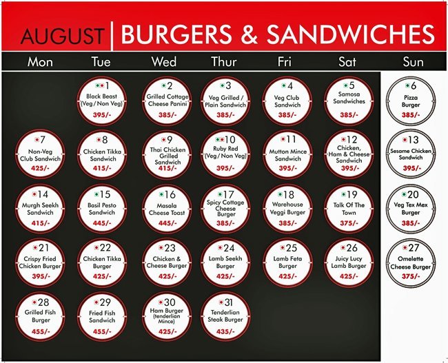 Warehouse Cafe - Connaught Place - Delhi NCR image 34