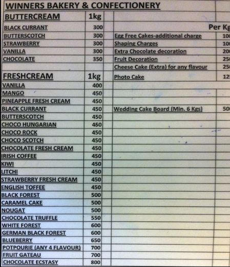 Winners Bakery - Alwarpet - Chennai image 1