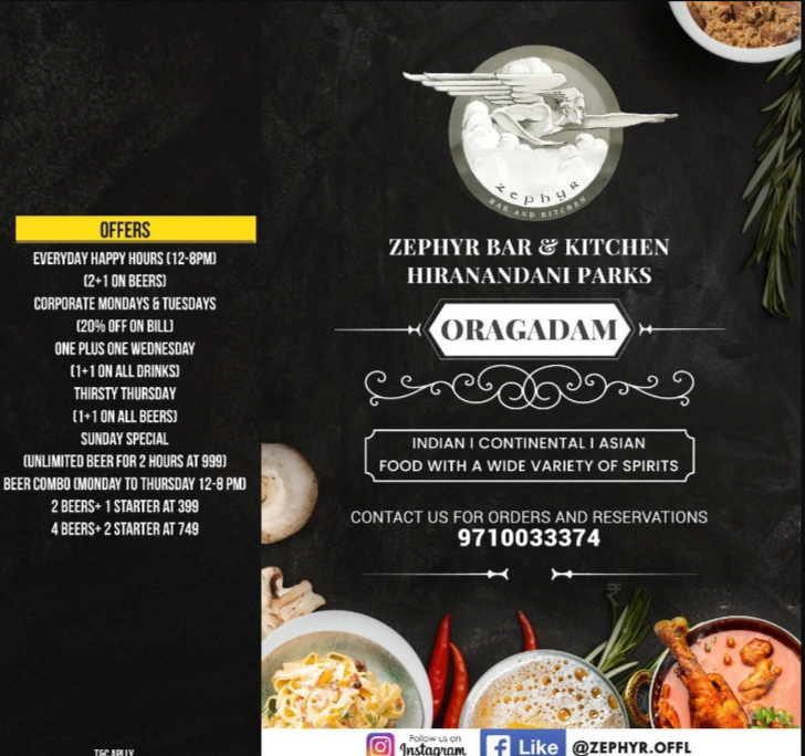 Zephyr Bar & Kitchen - Oragadam - Chennai image 3
