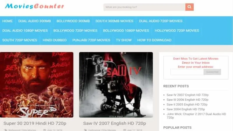 MoviesCounter (Updated 2023) - Good Website to Download Movies, Info, Blog