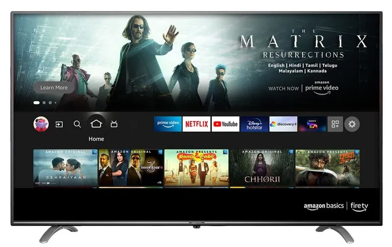 AmazonBasics UHD Smart LED Fire TV Photo1