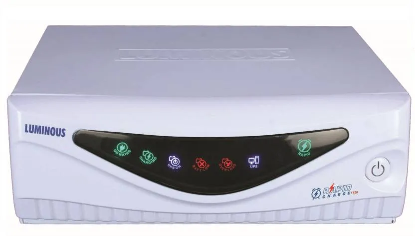 Luminous Rapid Charge 1650VA /12V Single battery Square Wave Inverter Photo1