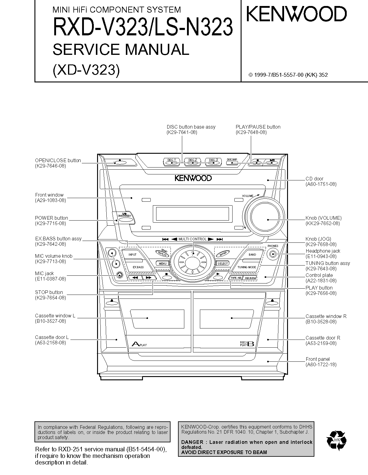 Kenwood XD-V323 Image