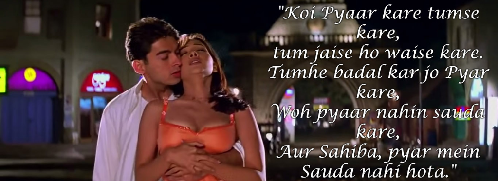 Mohabbatein Dialogue Songs Image