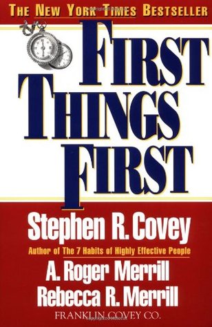 First Things First - Steven R Covey Image