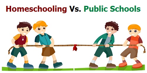 Public School Vs Home School Image