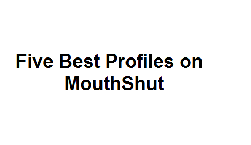 Five Best Profiles on MouthShut Image