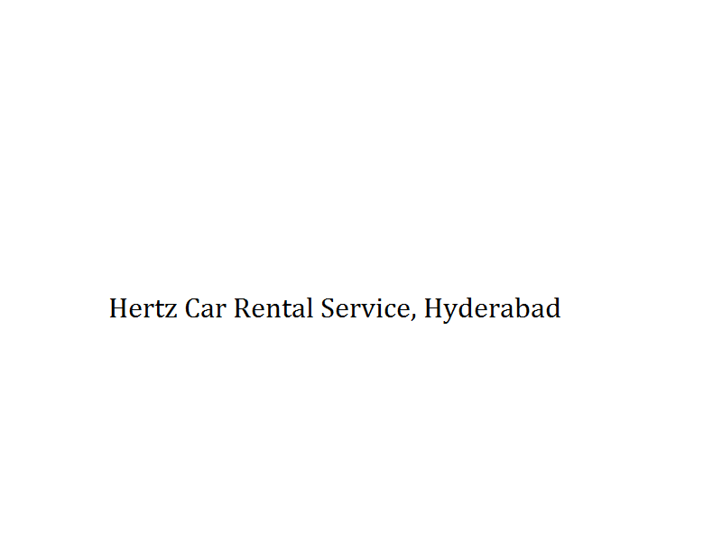 Hertz Car Rental Service - Hyderabad Image