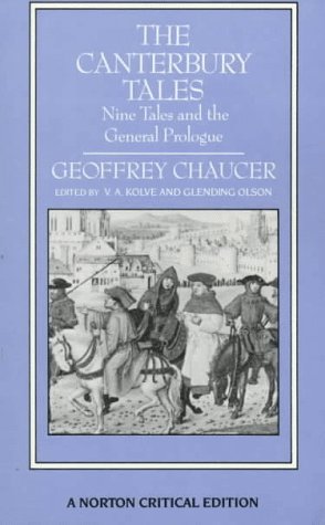 Canterbury Tales Nine Tales & The General Prologue - Glending Olson Kolve Va  Image