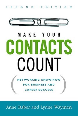 Make Your Contacts Count - Anne Baber Image