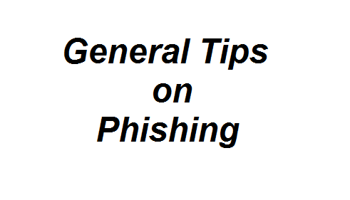 General Tips on Phishing Image