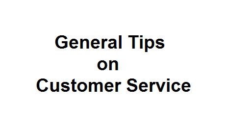 General Tips on Customer Service Image