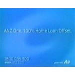 ANZ'There are better ways to save money ANZ One 100% Home Loan Offset' commerical Image