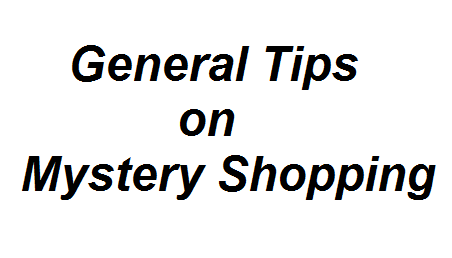 General Tips on Mystery Shopping Image