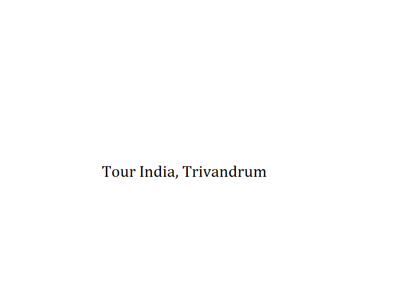 Tour India - Trivandrum  Image