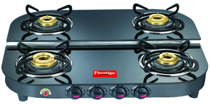 Prestige Gas Stove - Glass top Image