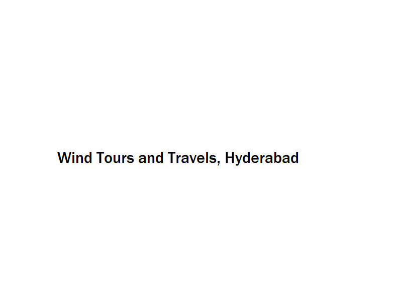 Wind Tours and Travels - Hyderabad Image