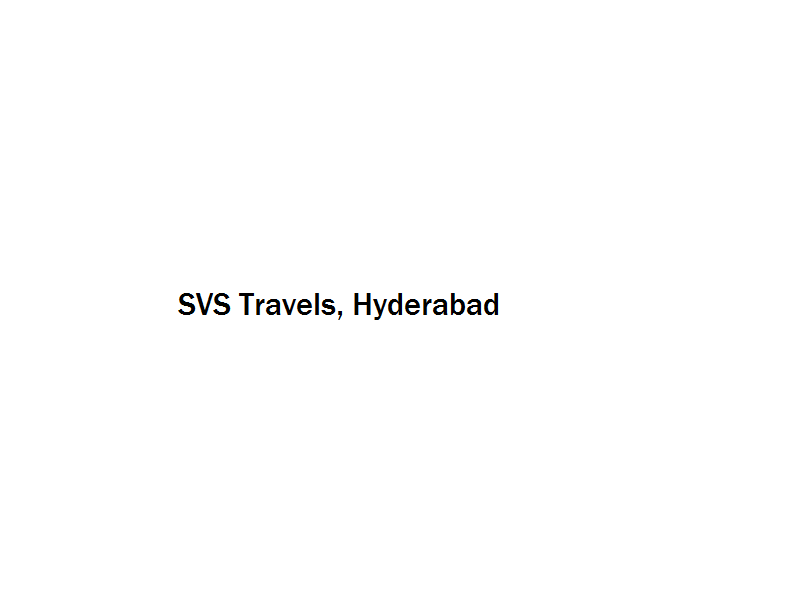 SVS Travels - Hyderabad Image