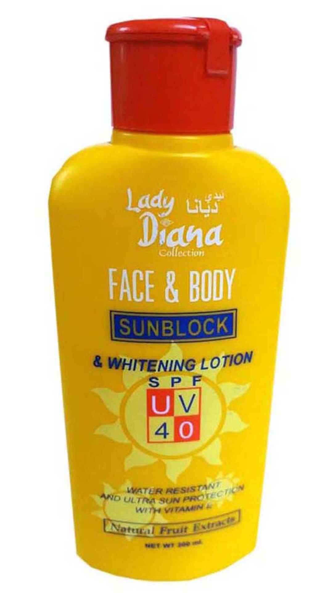 Lady Diana sunblock Image